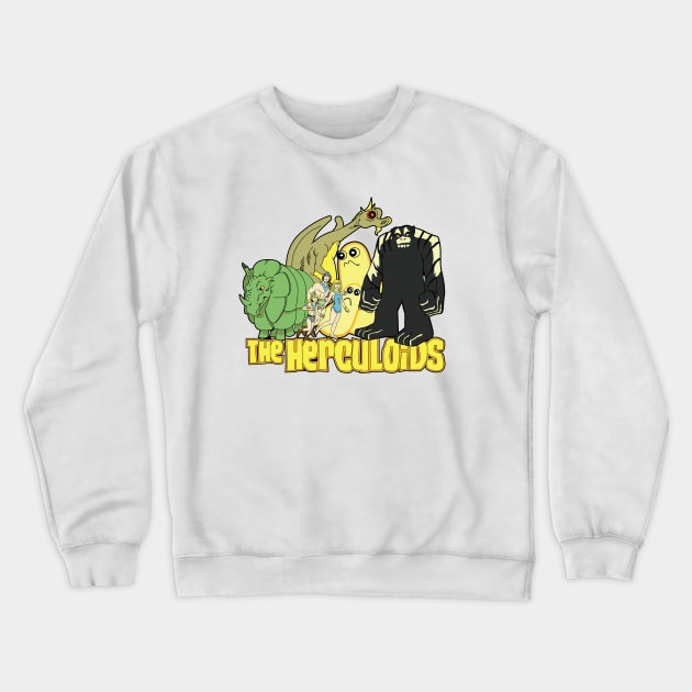 The Herculoids Crewneck Sweatshirt by Chewbaccadoll